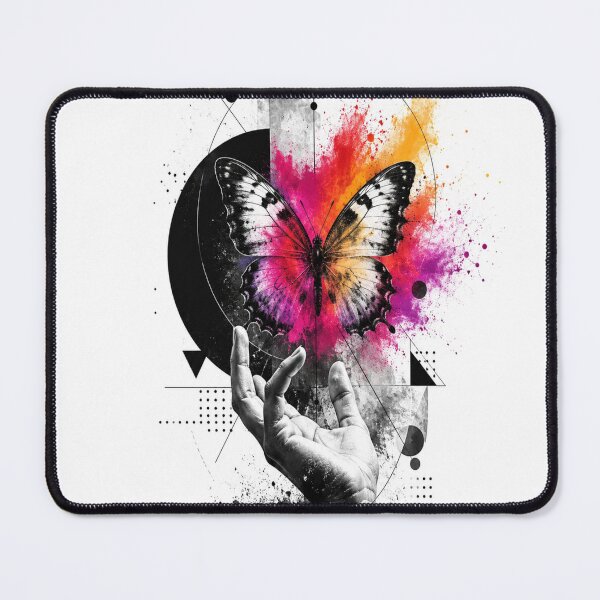 Item preview, Butterfly of Change - Neon Geometry & Hope designed and sold by Personiq Kaleido.