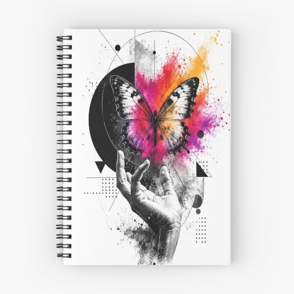 Item preview, Butterfly of Change - Neon Geometry & Hope designed and sold by Personiq Kaleido.