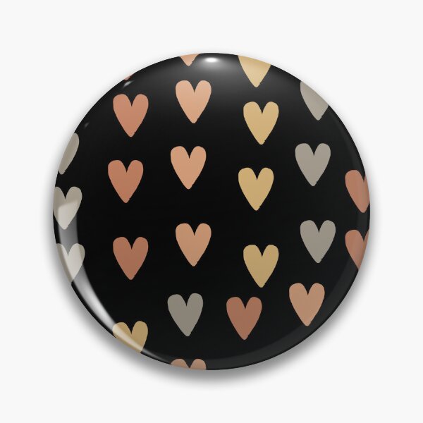 Item preview, Earthy Neutral Hand Drawn Hearts – Moody Boho Aesthetic Pattern designed and sold by Jyoti-Quotes.