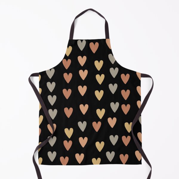 Item preview, Earthy Neutral Hand Drawn Hearts – Moody Boho Aesthetic Pattern designed and sold by Jyoti-Quotes.