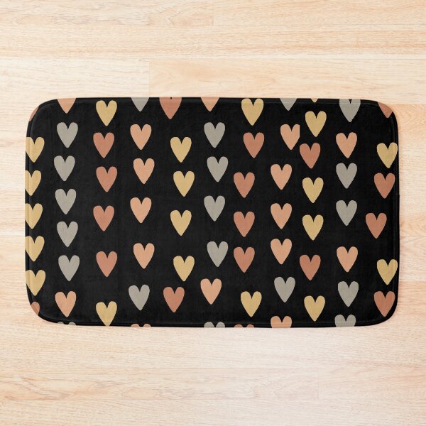 Item preview, Earthy Neutral Hand Drawn Hearts – Moody Boho Aesthetic Pattern designed and sold by Jyoti-Quotes.