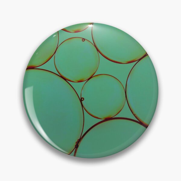 Item preview, Emerald Bubbles – Abstract Macro Oil and Water Circle Design designed and sold by BuckaBaby.