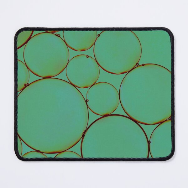 Item preview, Emerald Bubbles – Abstract Macro Oil and Water Circle Design designed and sold by BuckaBaby.