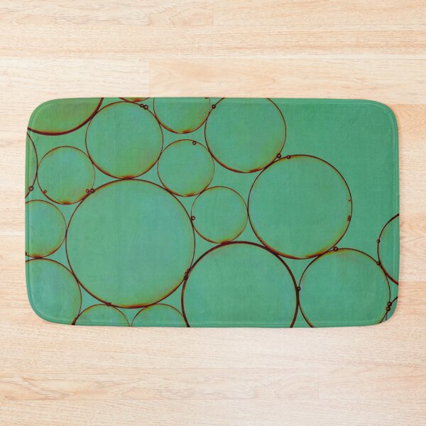 Item preview, Emerald Bubbles – Abstract Macro Oil and Water Circle Design designed and sold by BuckaBaby.