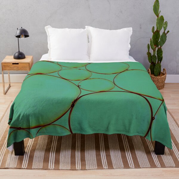 Item preview, Emerald Bubbles – Abstract Macro Oil and Water Circle Design designed and sold by BuckaBaby.
