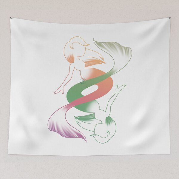 Item preview, Mermaids entwined designed and sold by Juditangelo.