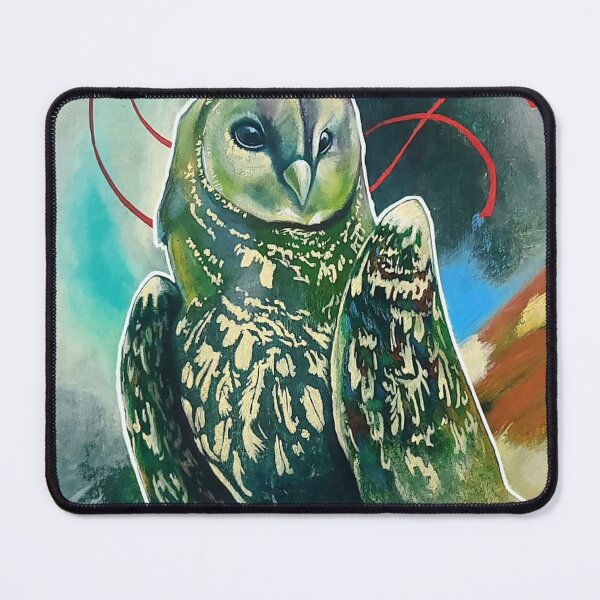 Item preview, Owl Mystics with Geometric Wings designed and sold by Rishstrethphoto.