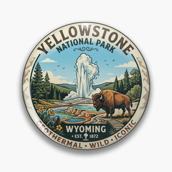 Item preview, Yellowstone National Park - Vintage designed and sold by StudioSand.