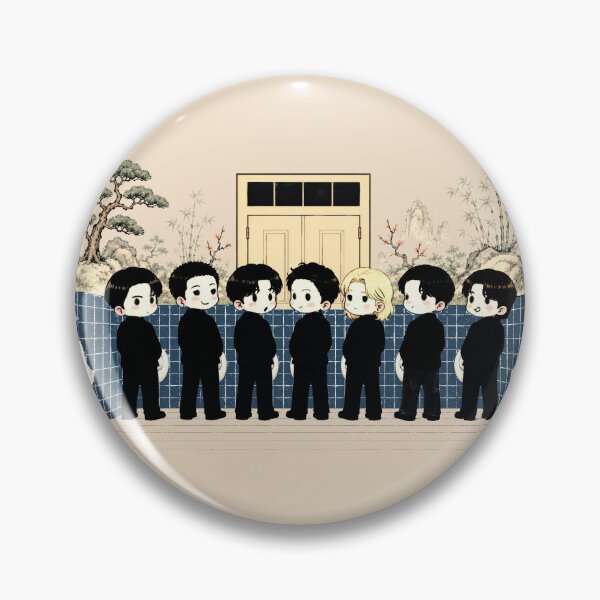 Item preview, BTS “Normal” Urinals Concept (Chibi Fan Art) designed and sold by somewell.