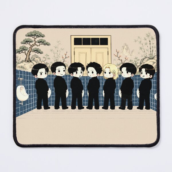 Item preview, BTS “Normal” Urinals Concept (Chibi Fan Art) designed and sold by somewell.