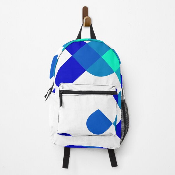 Item preview, Vibrant Blue and Teal Geometric Pattern designed and sold by laxmanrajart.