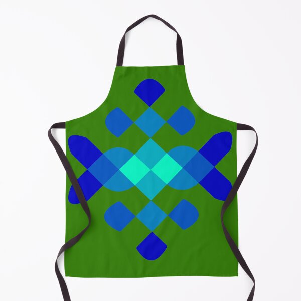 Item preview, Vibrant Blue and Teal Geometric Pattern designed and sold by laxmanrajart.