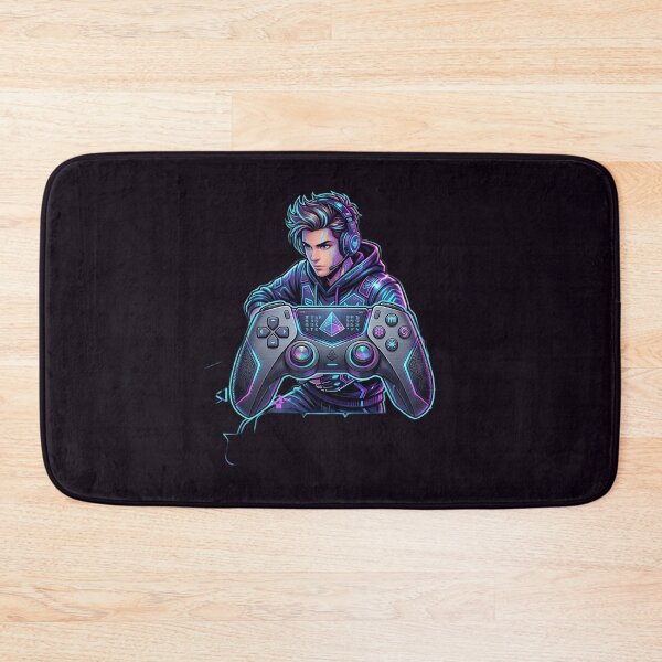 Item preview, Futuristic Gamer Controller | Neon Cyber Gaming Art | Esports Gaming Design | Sci-Fi Gamer Gift designed and sold by Bhaskar Digital Art.