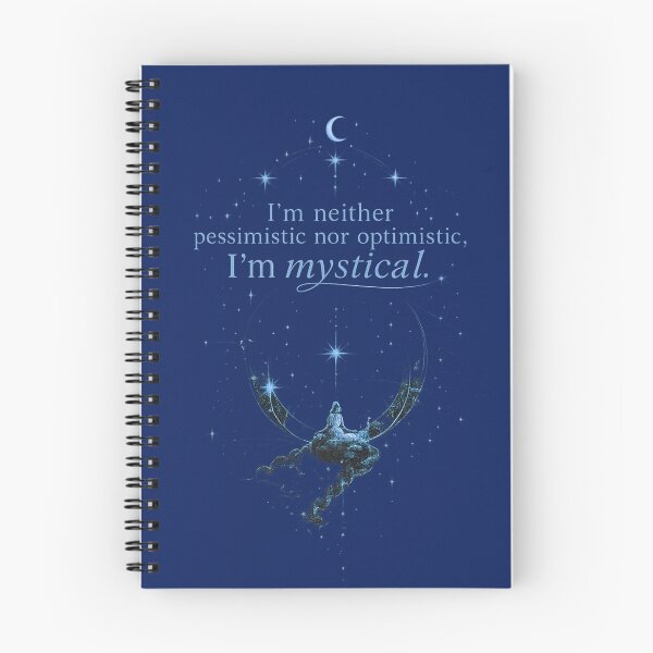 Item preview, I'm Neither Pessimistic nor Optimistic, I'm Mystical Inspirational design designed and sold by MarthaPlace.