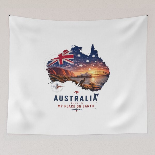 Item preview, Australia – This Is My Place on Earth designed and sold by JMDG Studio.