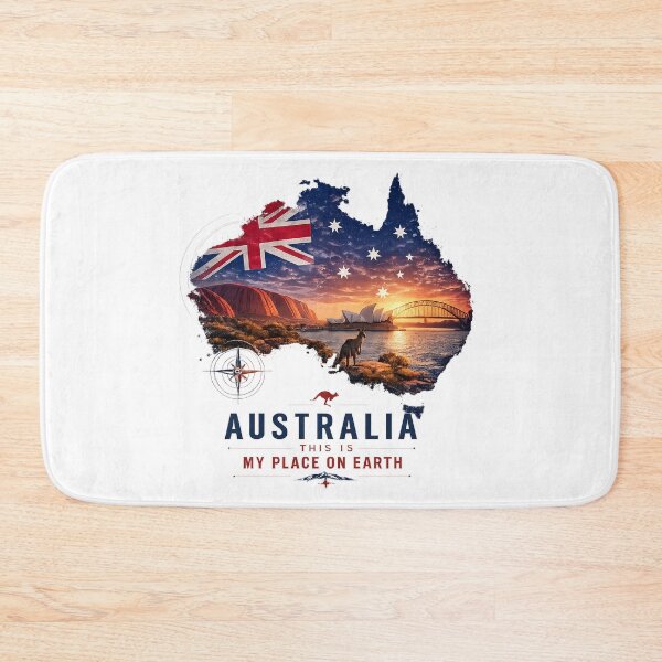 Item preview, Australia – This Is My Place on Earth designed and sold by JMDG Studio.