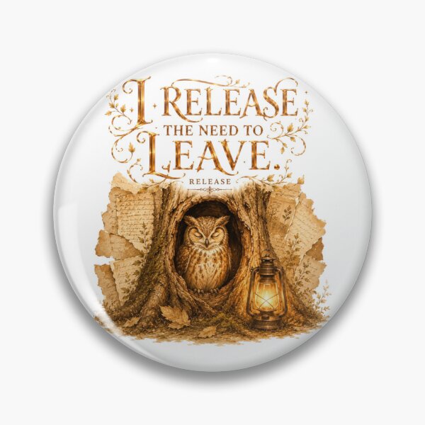 Item preview, I Release The Need To Leave Vintage Owl Dark Academia designed and sold by AQUILAKREO.