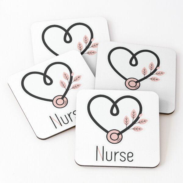 Item preview, Nurse Heart Stethoscope Shirt | Simple Nurse Gift designed and sold by diegomenjivar92.