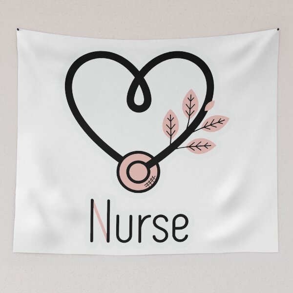 Item preview, Nurse Heart Stethoscope Shirt | Simple Nurse Gift designed and sold by diegomenjivar92.