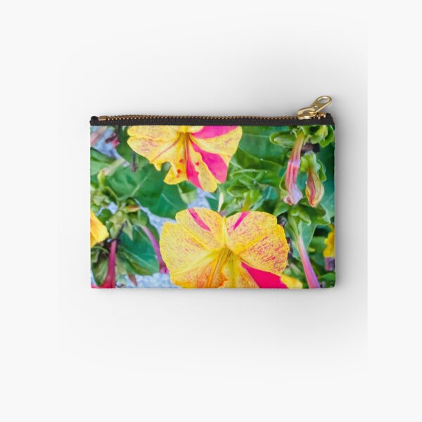 Item preview, Impressionist Four O'Clock Flower Yellow and Pink Digital Painting designed and sold by BalkanBloomArt.