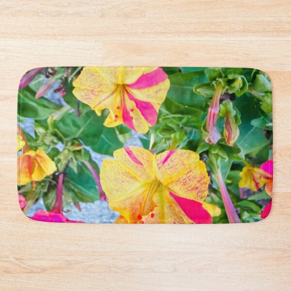 Item preview, Impressionist Four O'Clock Flower Yellow and Pink Digital Painting designed and sold by BalkanBloom.