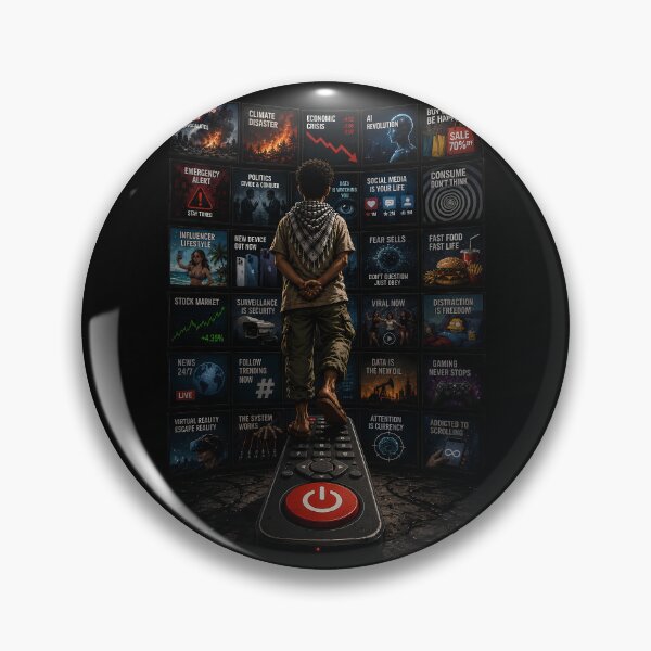 Item preview, The Choice to Disconnect: Media Control Concept Art designed and sold by ShadowArtEG.