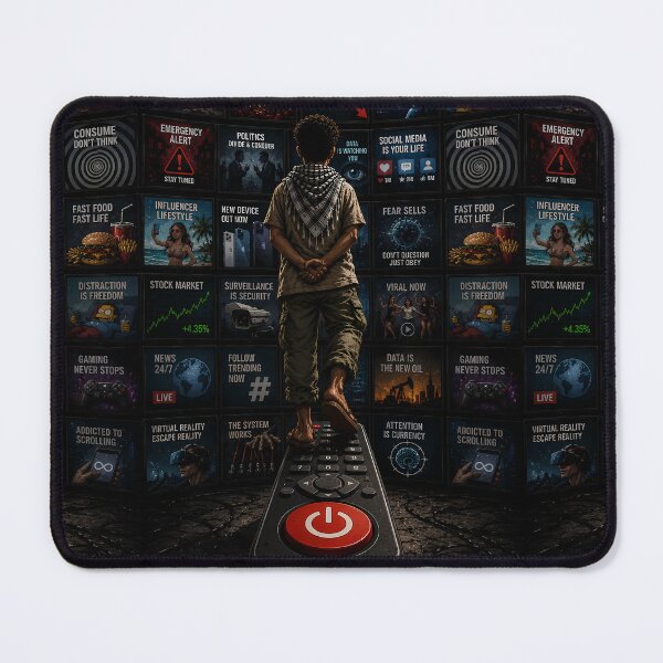 Item preview, The Choice to Disconnect: Media Control Concept Art designed and sold by ShadowArtEG.