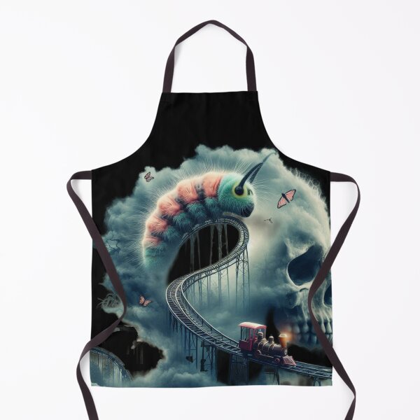 Item preview, Giant Caterpillar Rollercoaster Inside Skull Dreamscape designed and sold by LujziWorld.