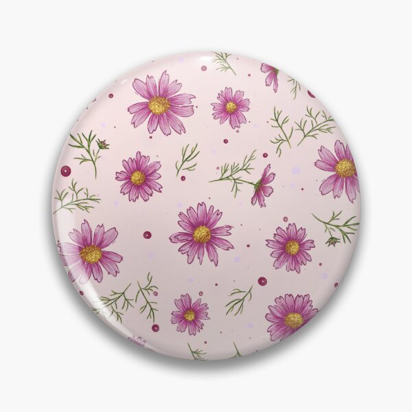 Item preview, Pink flowers, floral pattern, wildflowers, floral design, fun, spring mood, relaxation, happiness, gift designed and sold by ArtbySvetik.