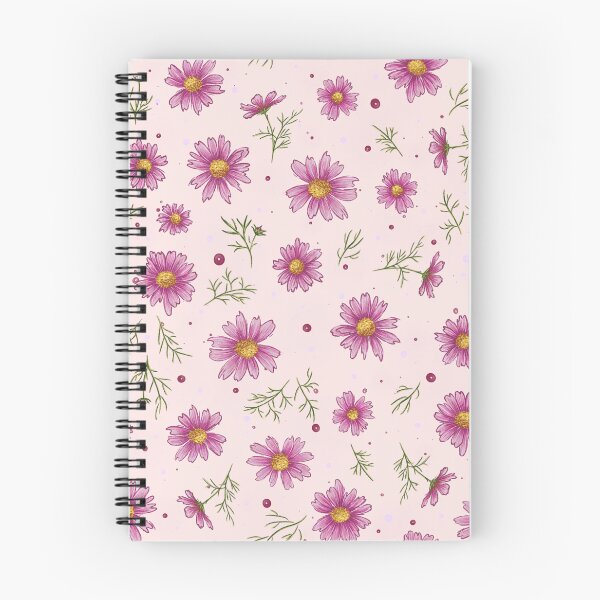 Item preview, Pink flowers, floral pattern, wildflowers, floral design, fun, spring mood, relaxation, happiness, gift designed and sold by ArtbySvetik.