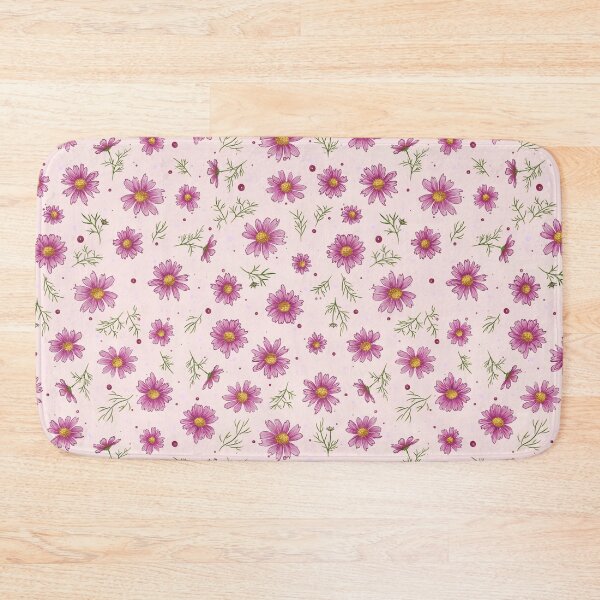 Item preview, Pink flowers, floral pattern, wildflowers, floral design, fun, spring mood, relaxation, happiness, gift designed and sold by ArtbySvetik.
