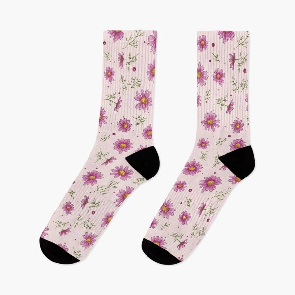 Item preview, Pink flowers, floral pattern, wildflowers, floral design, fun, spring mood, relaxation, happiness, gift designed and sold by ArtbySvetik.