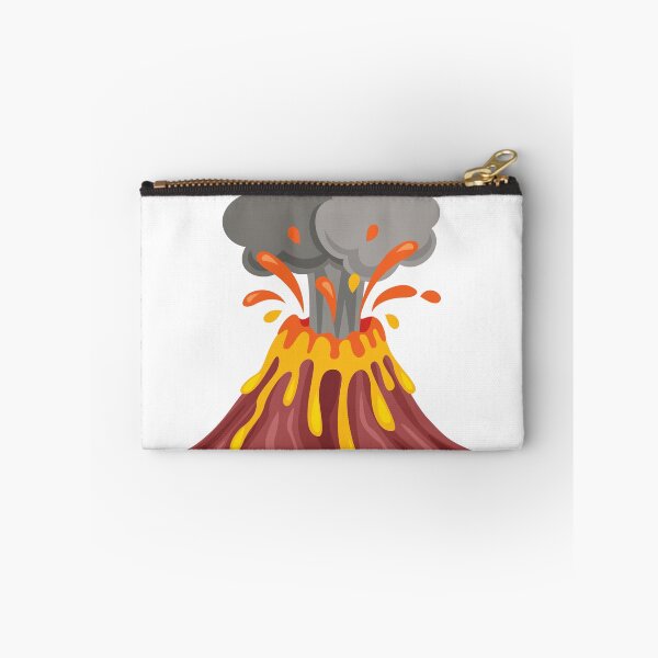 Item preview, Cartoon Erupting Volcano – Lava, Magma & Nature Illustration designed and sold by RiderSpoon.