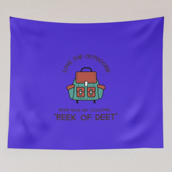 Item preview, Reek of Deet Camping design | Hiking Backpacking Outdoor Humor | Mosquito Bug Spray designed and sold by kjson1.