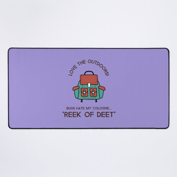 Item preview, Reek of Deet Camping design | Hiking Backpacking Outdoor Humor | Mosquito Bug Spray designed and sold by kjson1.