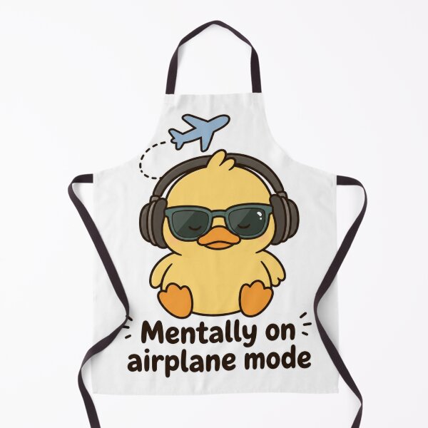 Item preview, Mentally On Airplane Mode Shirt Funny Introvert Duck Sweatshirt designed and sold by Backsay.