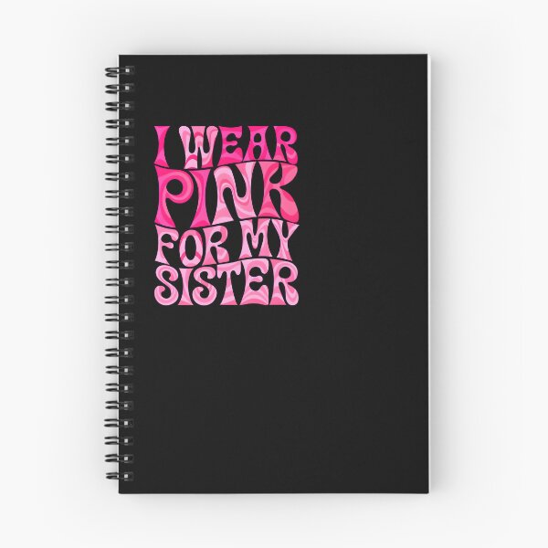Item preview, I Wear Pink For My Sister Retro Groovy Typography designed and sold by DariaOltes.
