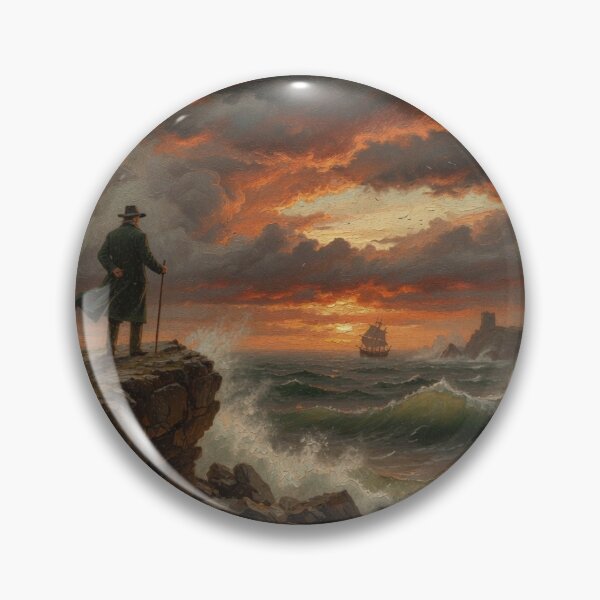 Item preview, The Wanderer at the Edge designed and sold by urazin.