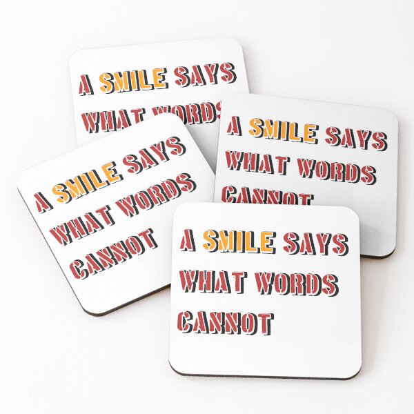 Item preview, A Smile Says What Words Cannot – Inspirational Quote T-Shirt designed and sold by Nousej23.