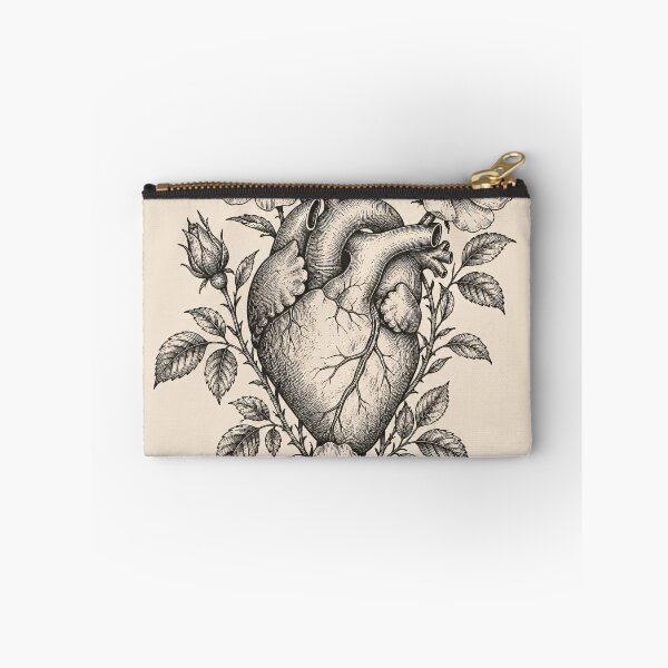Item preview, Vintage Anatomical Heart Botanical Illustration designed and sold by SoftSpaceDesign.