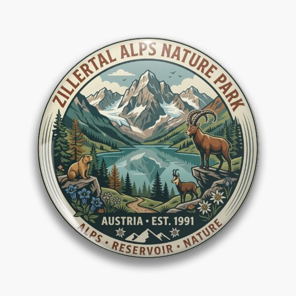 Item preview, Zillertaler Alpen Nature Park - Vintage designed and sold by StudioSand.