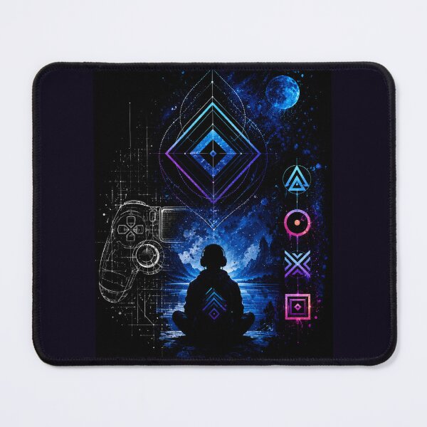 Item preview, Cosmic Gamer Art | Futuristic Gaming Universe | Neon Sci-Fi Digital Illustration | Gaming Aesthetic designed and sold by Bhaskar Digital Art.