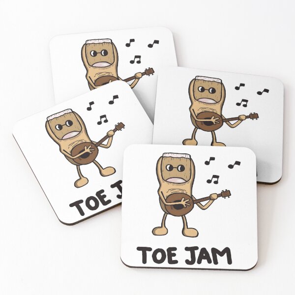 Item preview, Toe Jam Cartoon Pun designed and sold by Murvel-Ink.