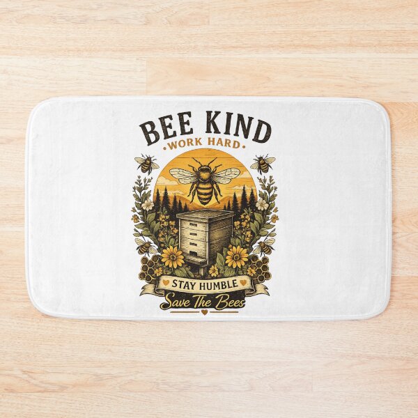 Item preview, Bee Kind Save The Bees Vintage Beekeeper Retro Nature T-Shirt designed and sold by oqr2.