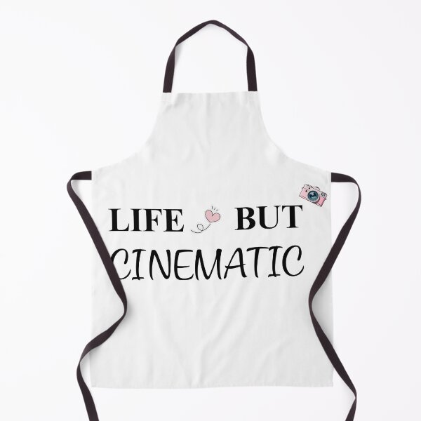 Item preview, Life But Cinematic Aesthetic Typography Quote designed and sold by DEZYGNS.