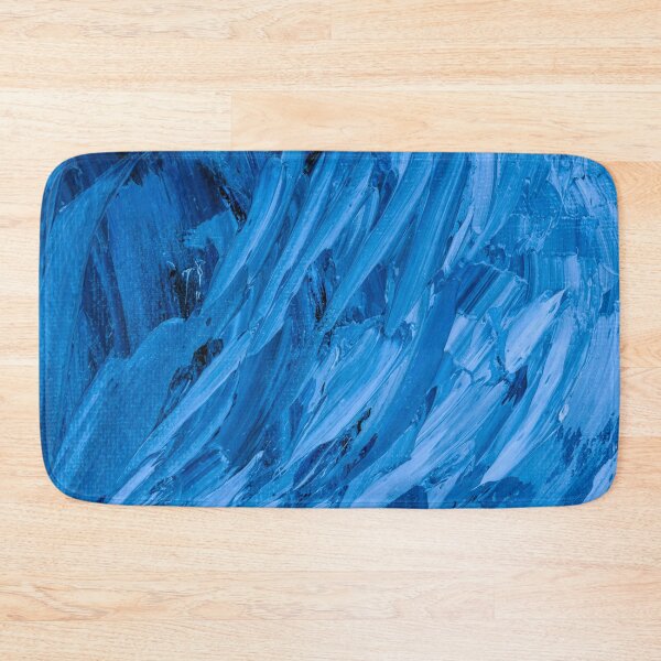 Item preview, Ocean Current – Abstract Blue Textured Brushstroke Design designed and sold by BuckaBaby.