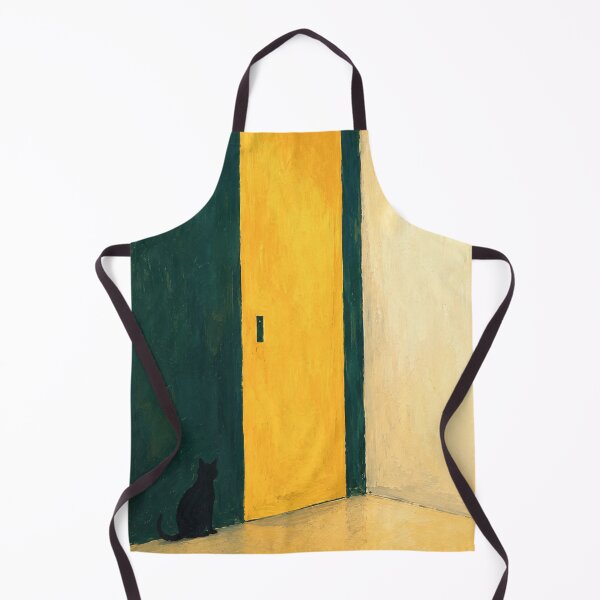 Item preview, "The Door That Refused to Open" – Modern Yellow Door Art designed and sold by Moodzu.
