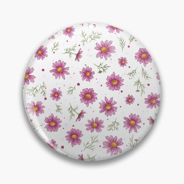 Item preview, Pink flowers, floral pattern, wildflowers, floral design, fun, spring mood, relaxation, happiness, gift designed and sold by ArtbySvetik.