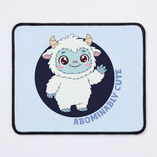 Item preview, Abominably Cute Yeti | Kawaii Smiling Abominable Snowman designed and sold by Hallowed Artistry.