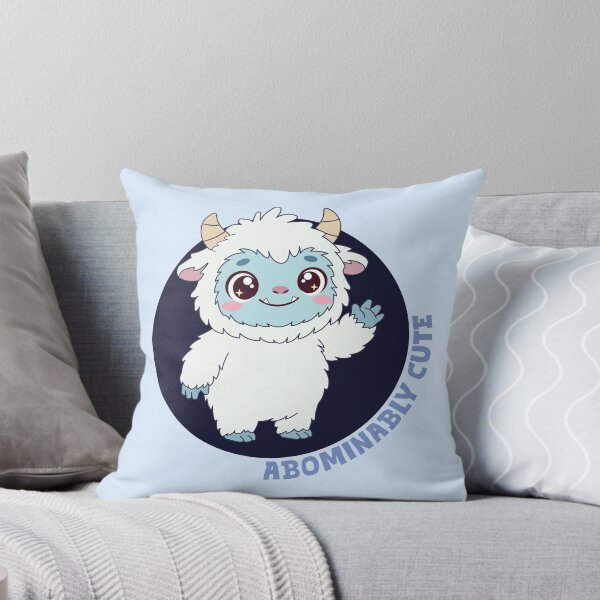 Item preview, Abominably Cute Yeti | Kawaii Smiling Abominable Snowman designed and sold by Hallowed Artistry.